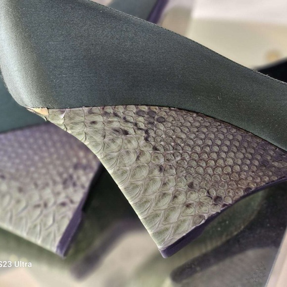 Bᴜʀʙᴇʀʀʏ Olive Pʏᴛʜᴏɴ 🐍 ᴘᴜᴍᴘs sɪᴢᴇ EU42/US12. - Picture 6 of 8